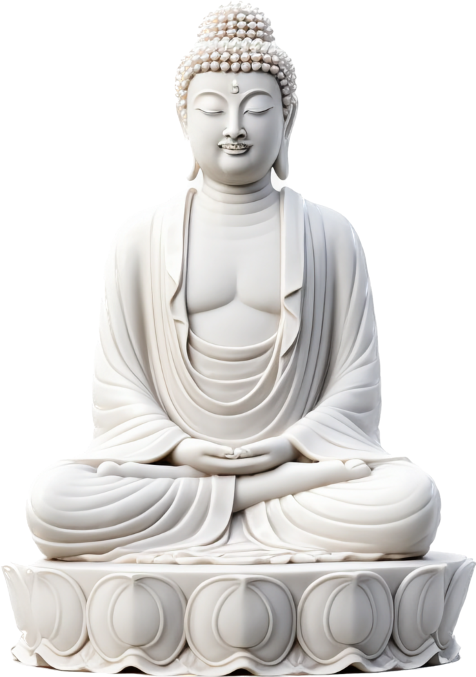 Buddha Statue png with AI generated.