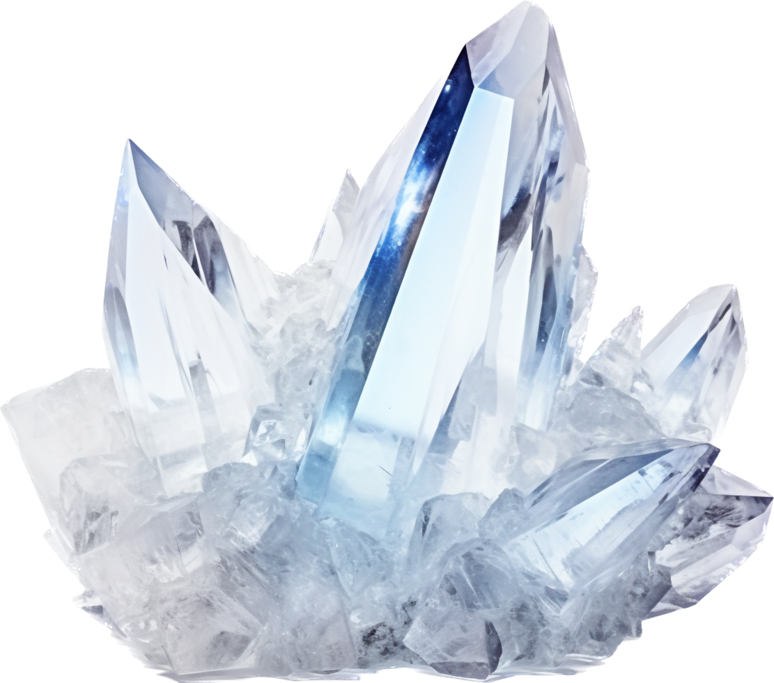 Crystal png with AI generated.