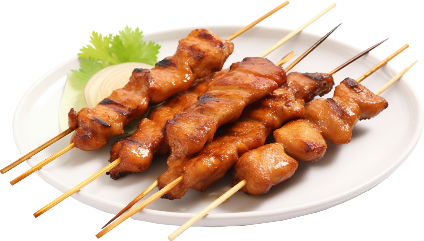 Satay png with AI generated.
