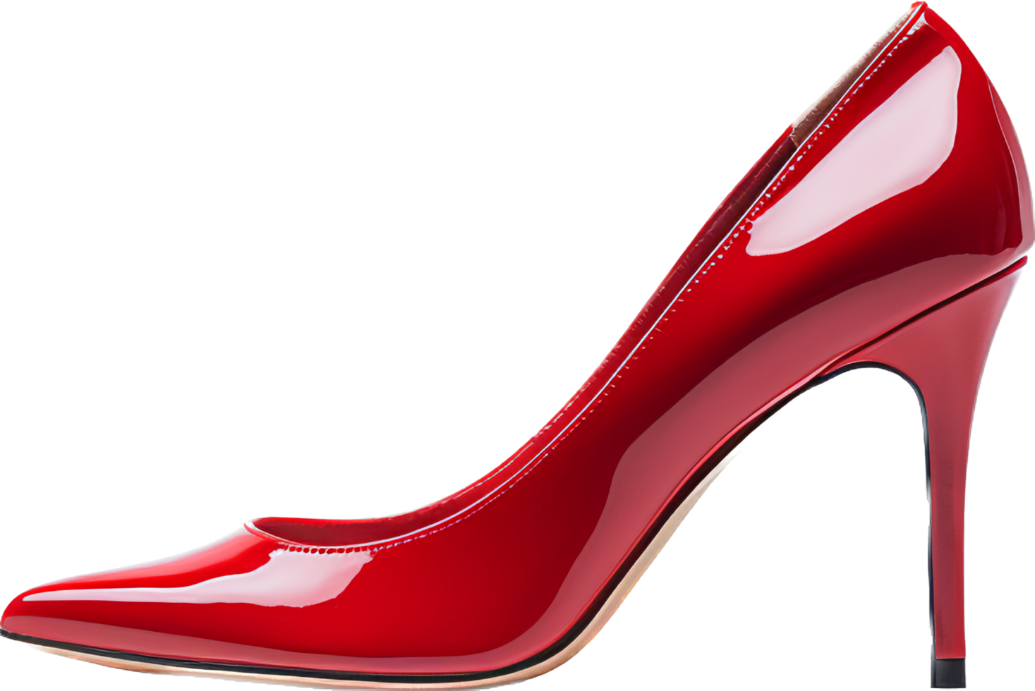 High heels png with AI generated.