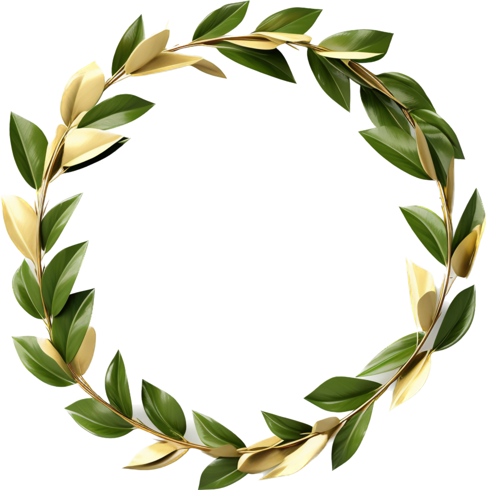 Laurel wreath with . png