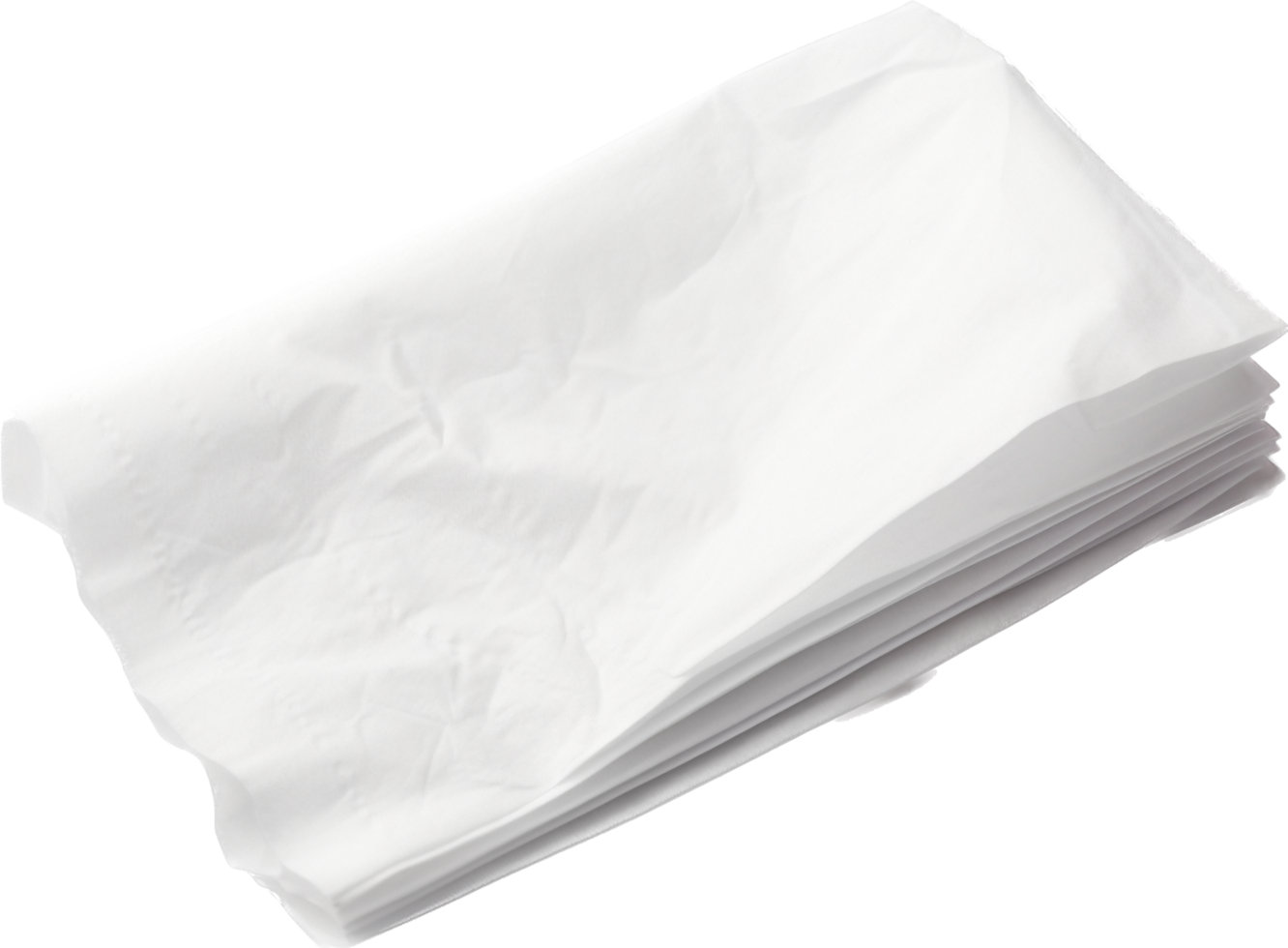Tissue paper png with AI generated.