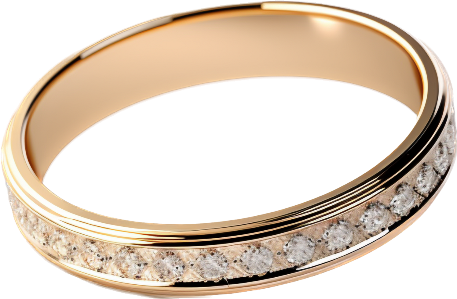 Wedding ring png with AI generated.