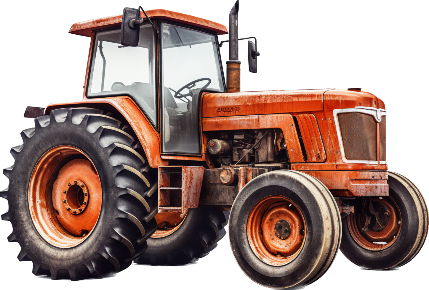 Tractor png with AI generated.