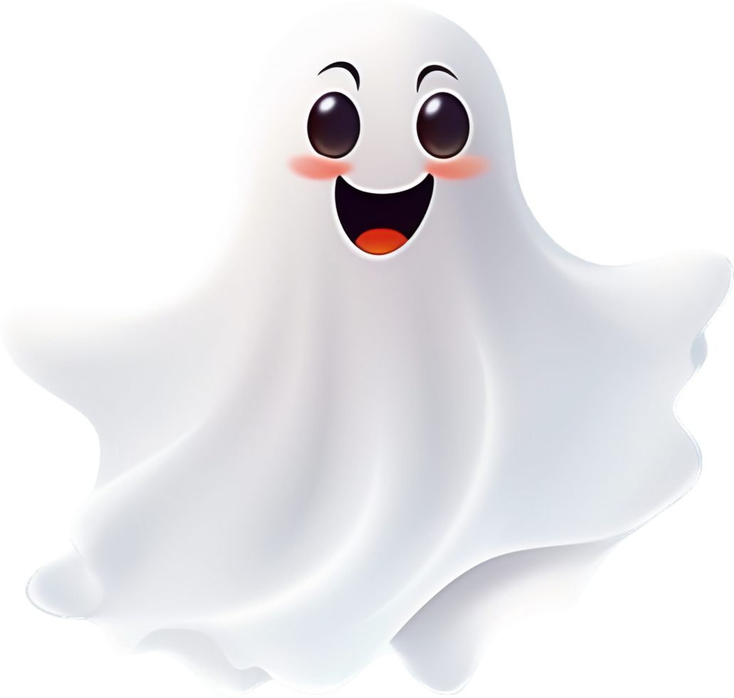 Ghost png with AI generated.