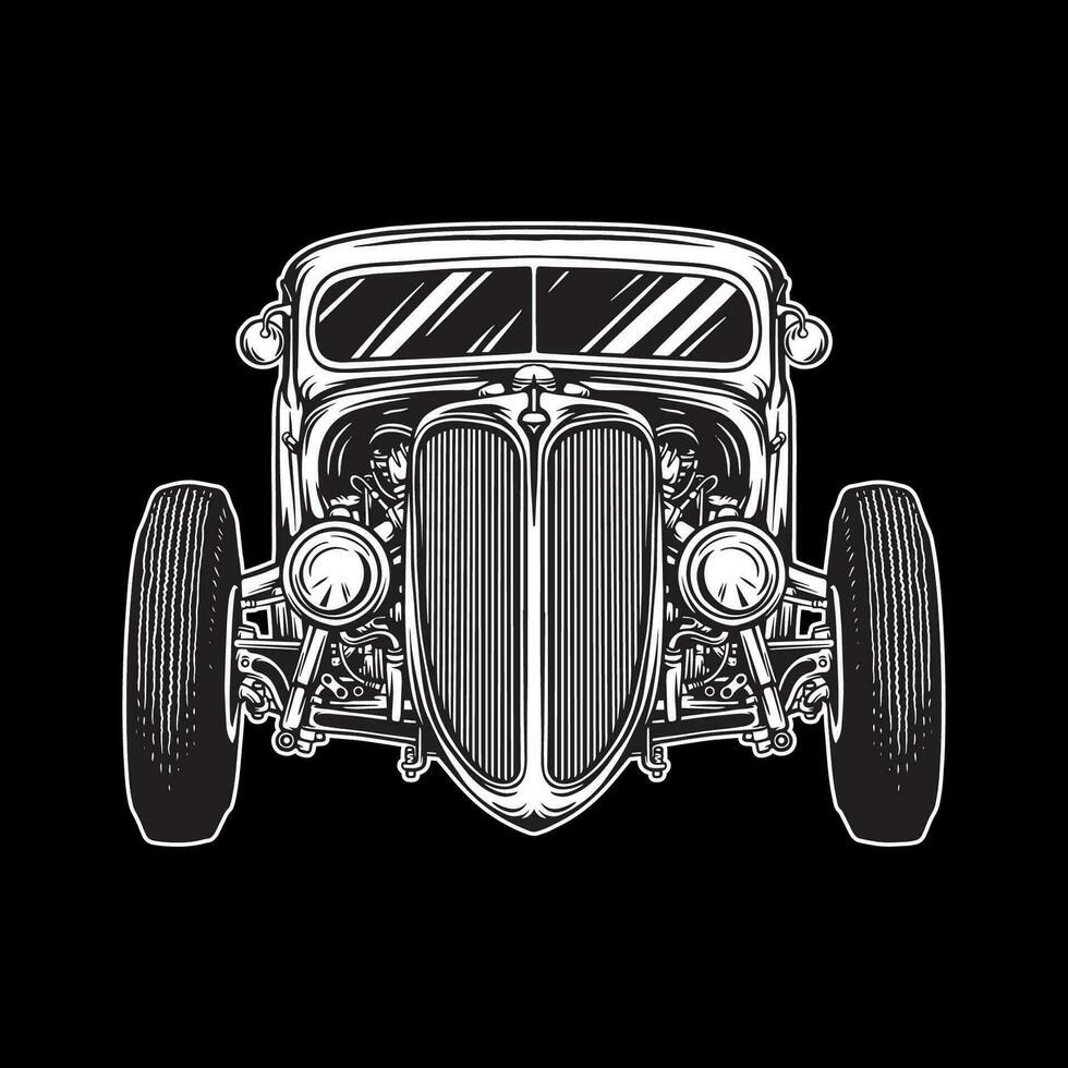 Hot rod vector art