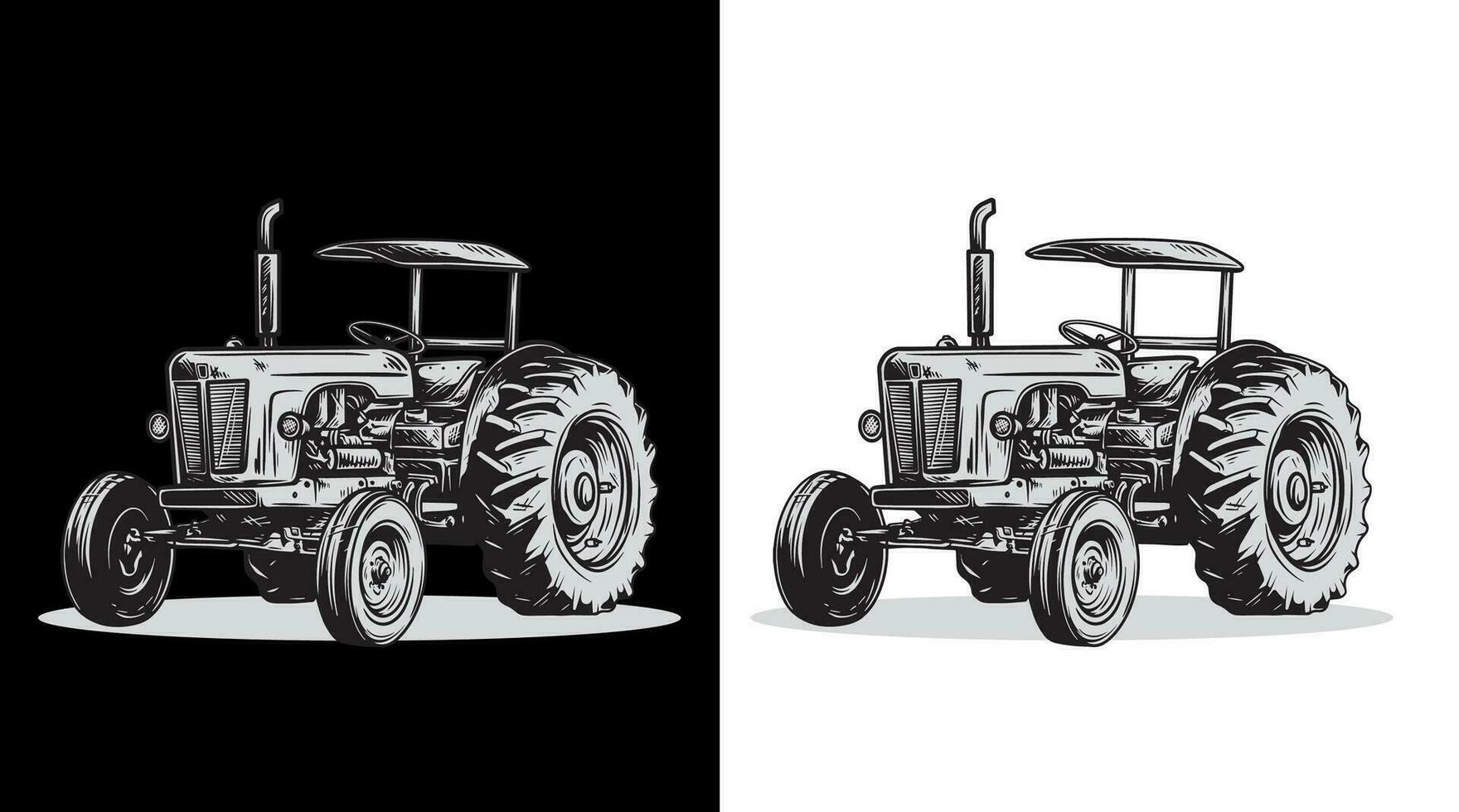 tractor vector Arte