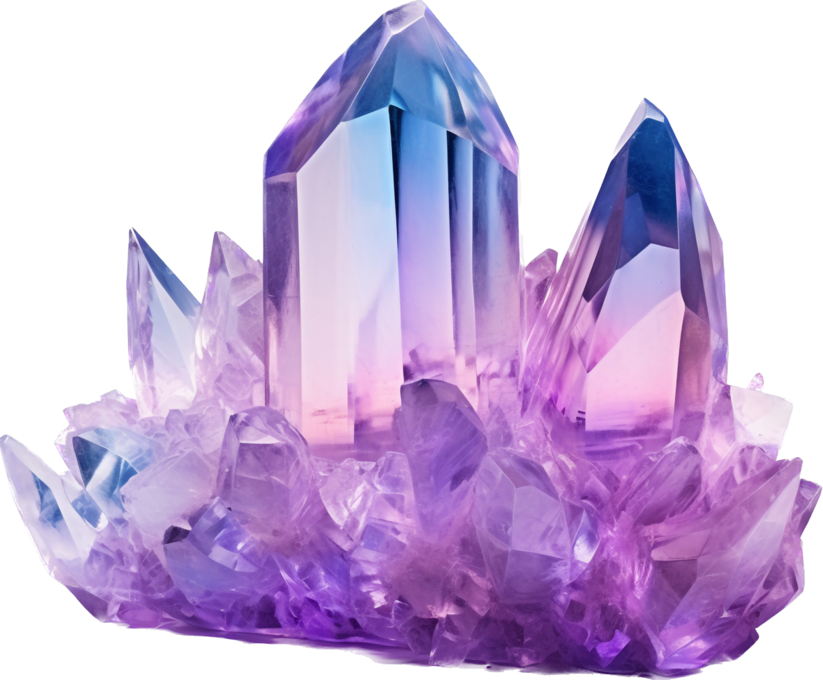 Crystal png with AI generated.