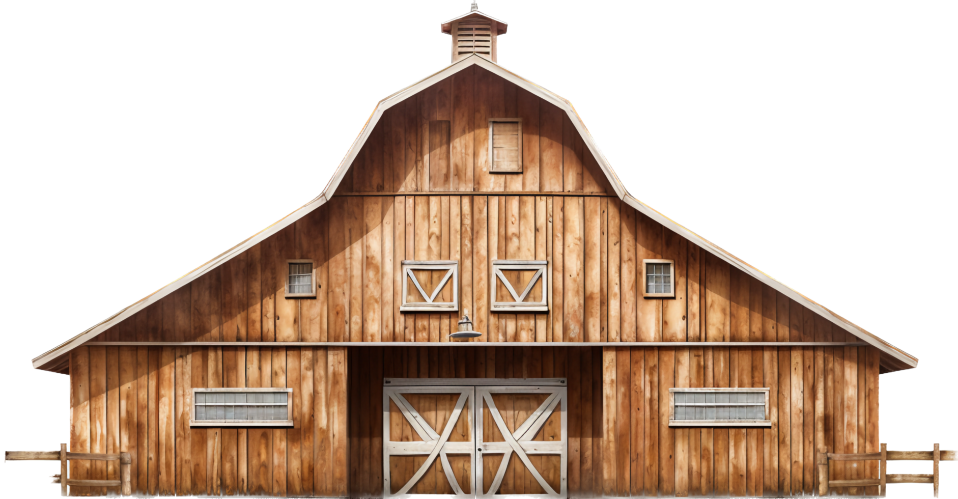 Barn png with AI generated.