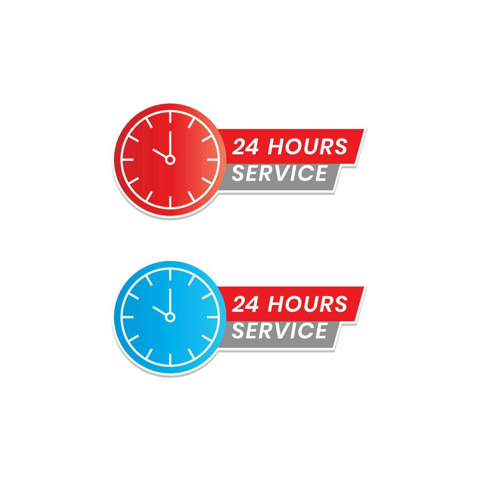 24 hours service vector