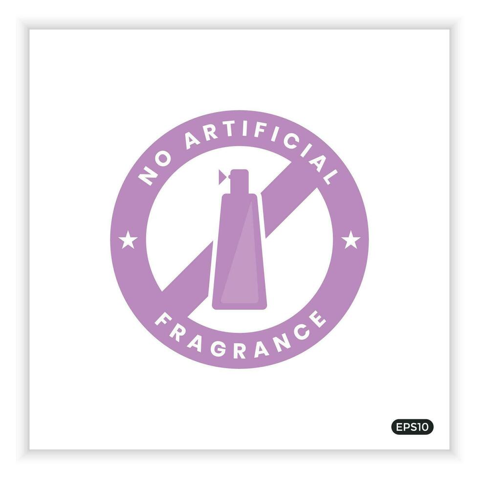 No artificial fragrance vector