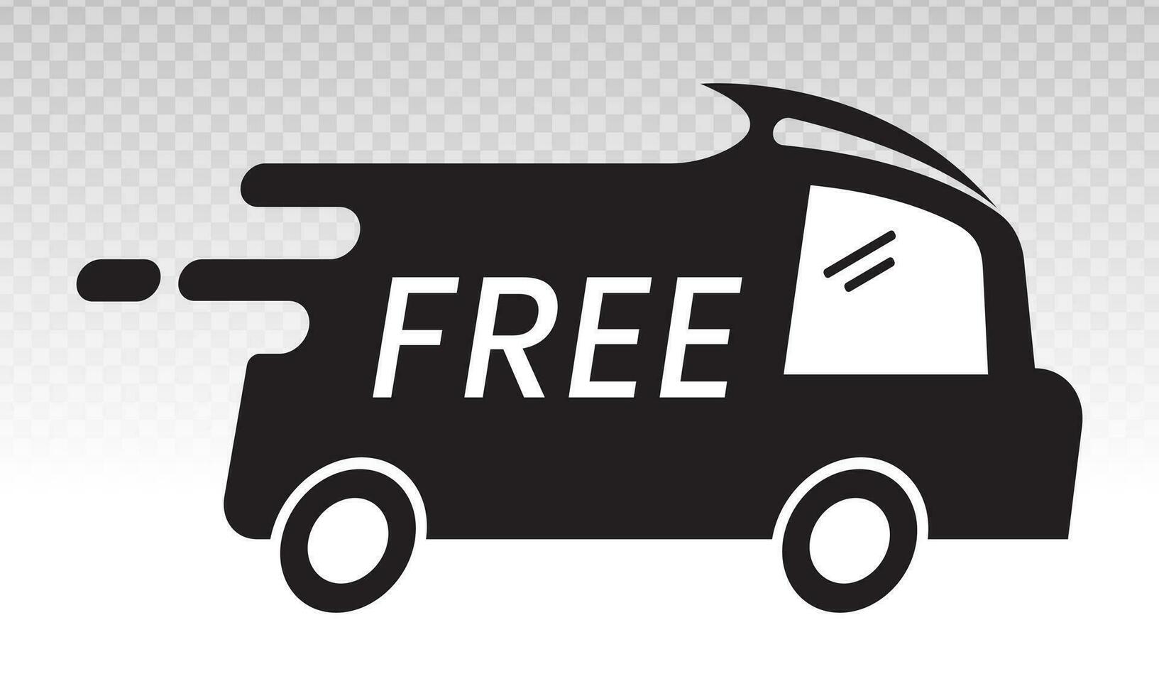 fast shipping or delivery truck package flat icon vector