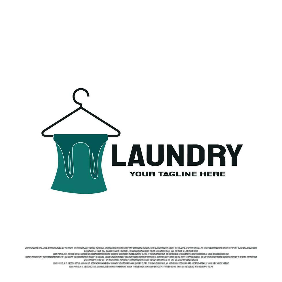 Laundry logo. laundry icon. illustration element vector