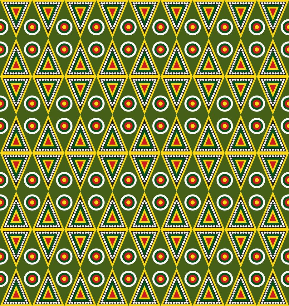 Vector colorful native american seamless pattern. Endless Aztec, Maya, Inca ornament. Drawing for background and fabric.