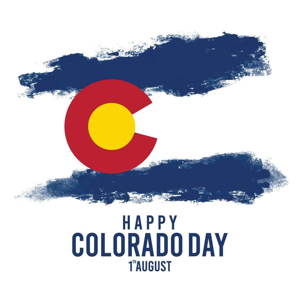 Happy Colorado Day Vector