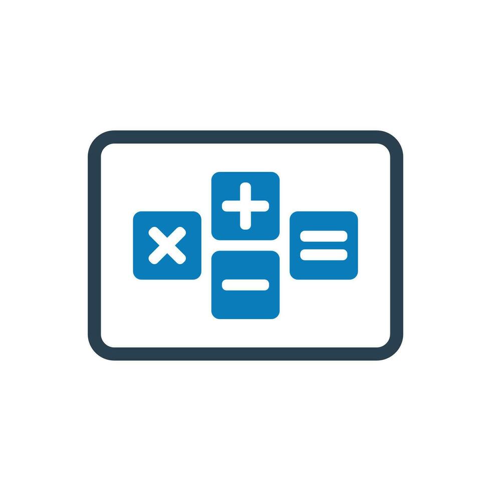 Calculator Icon. Editable Vector EPS Symbol Illustration.