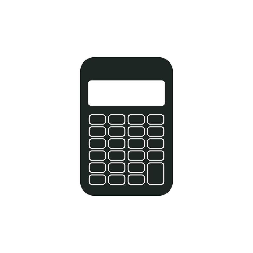 Calculator Flat Icon. Editable Vector EPS Symbol Illustration.