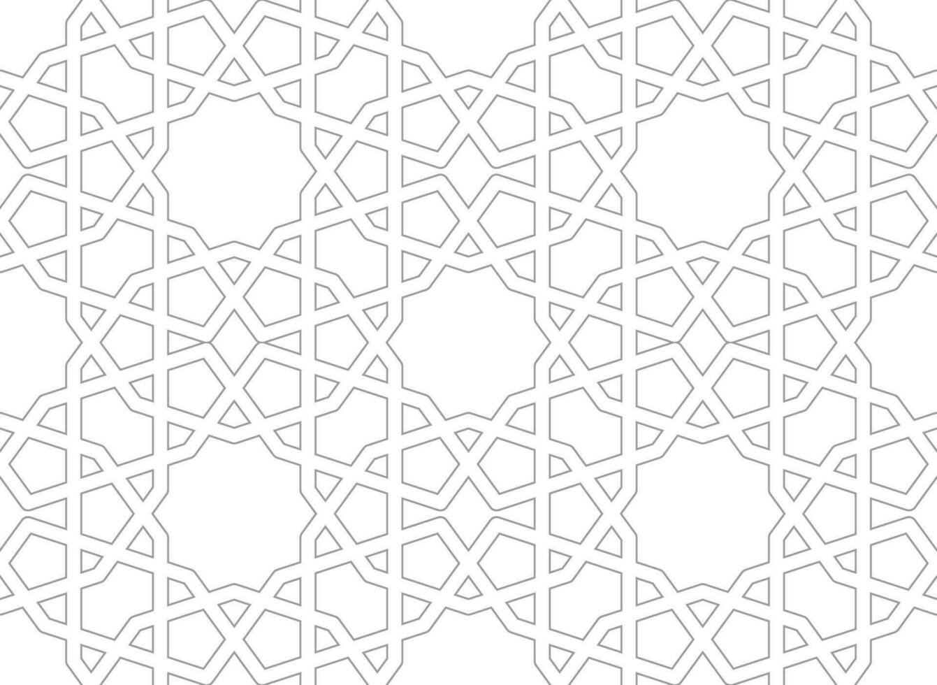 Delicate oriental pattern in linear style for print and design. Vector illustration.