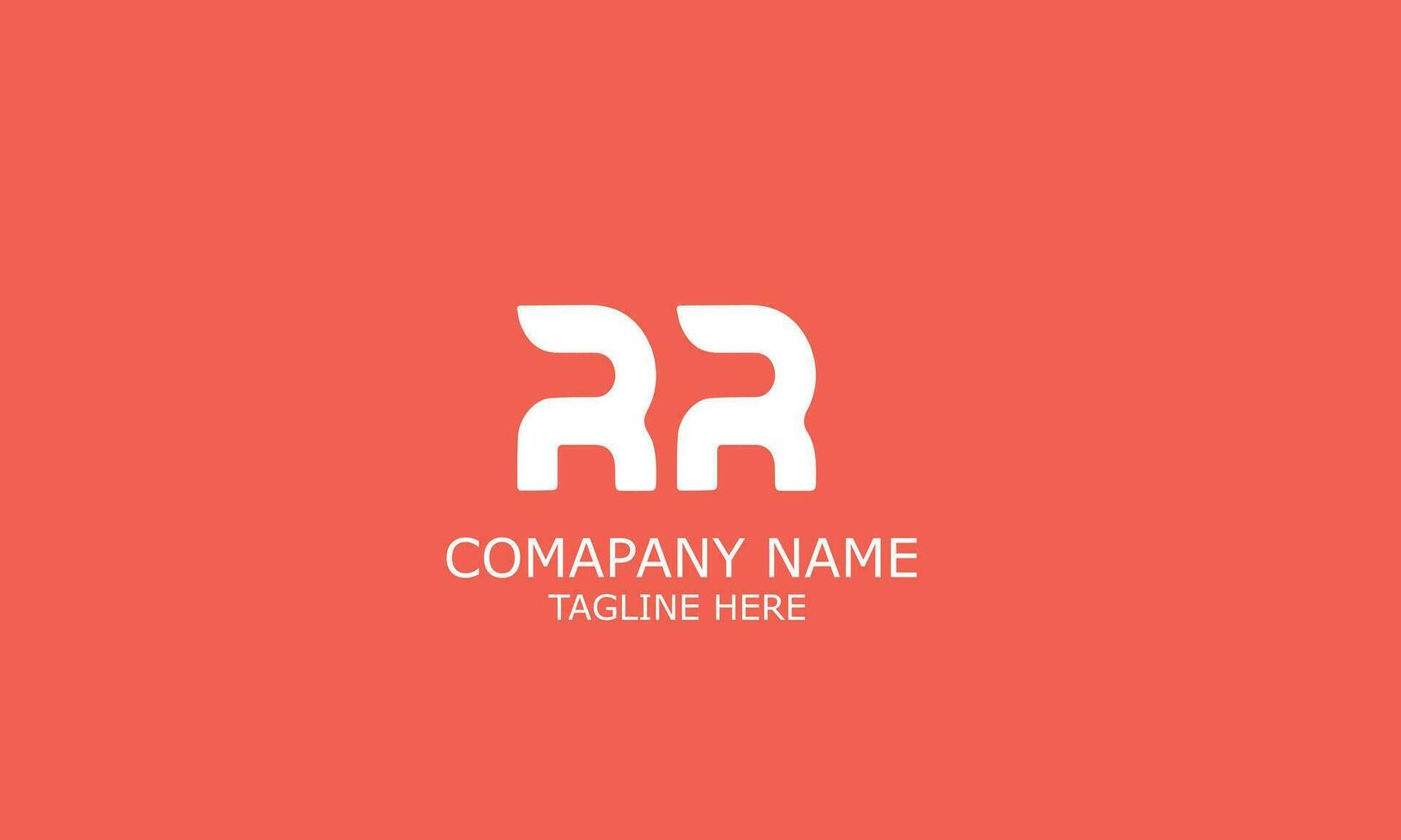 Alphabet letters Initials Monogram logo RR vector