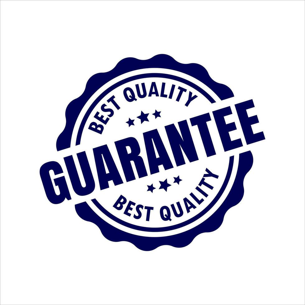 Best Quality Guarantee Blue Seal Isolated Vector