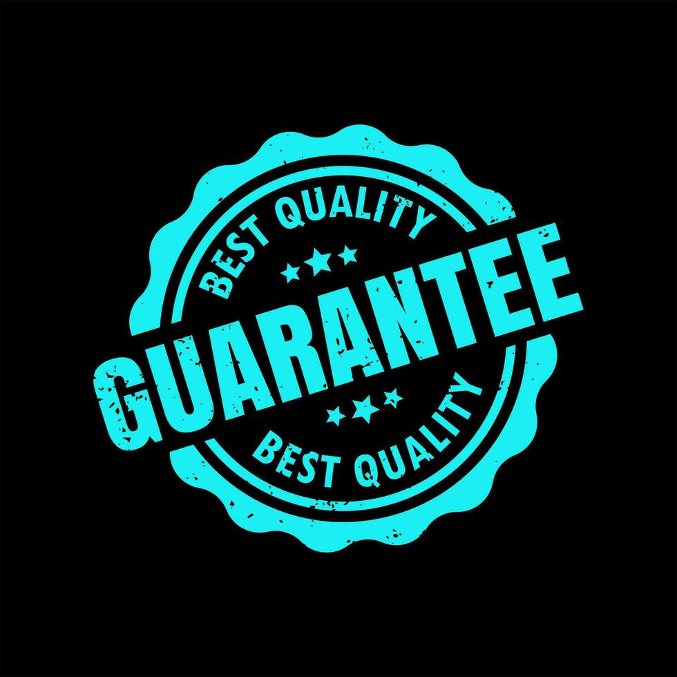 Best Quality Guarantee Blue Seal Isolated Vector
