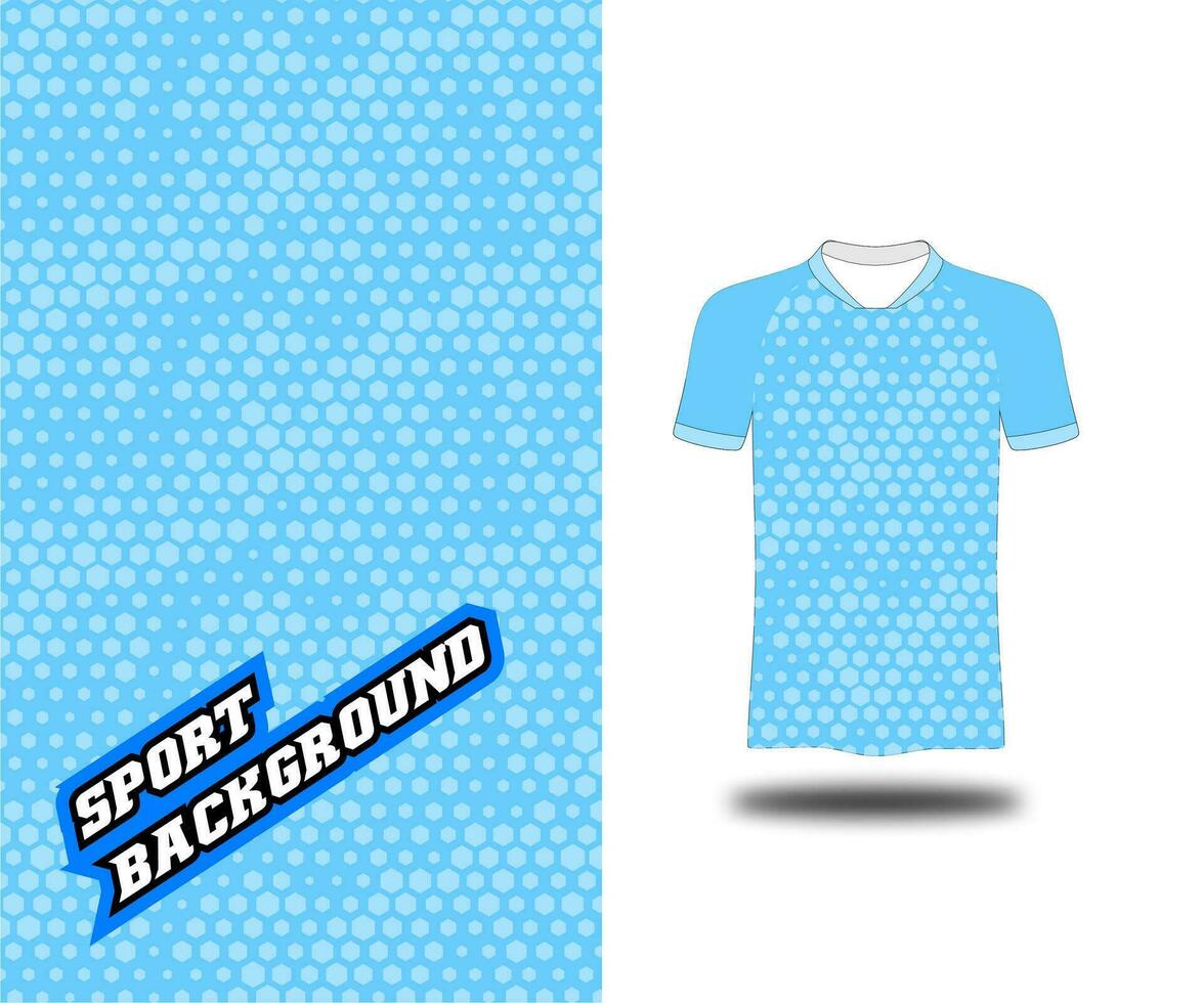 deporte jersey hexagonal modelo burlarse de arriba vector