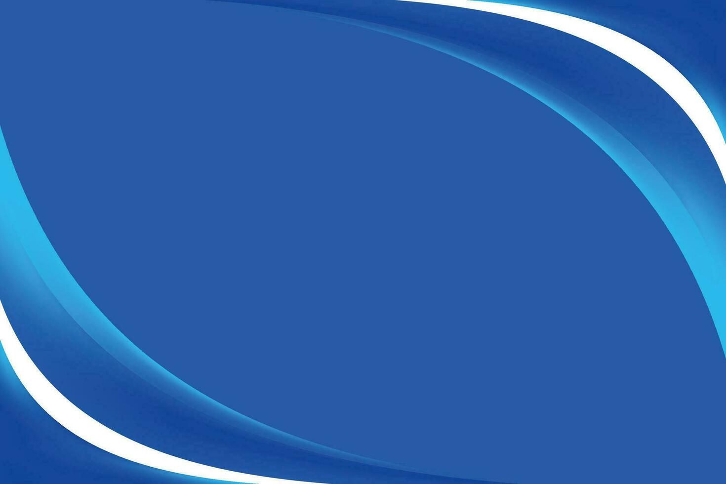 Simple Blue Curvy Background Design vector
