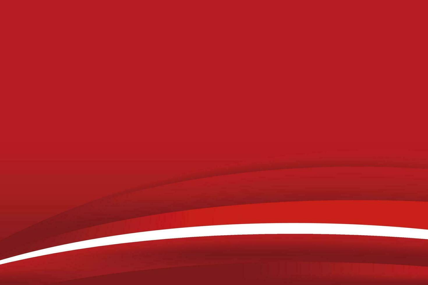 Smooth Red Curve Background Design vector