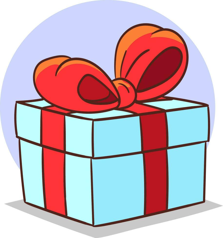gift wrap cartoon vector