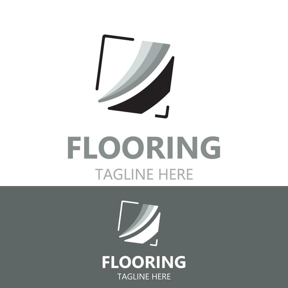 Flooring Logo design, custom Layer Vector elegant business store building template