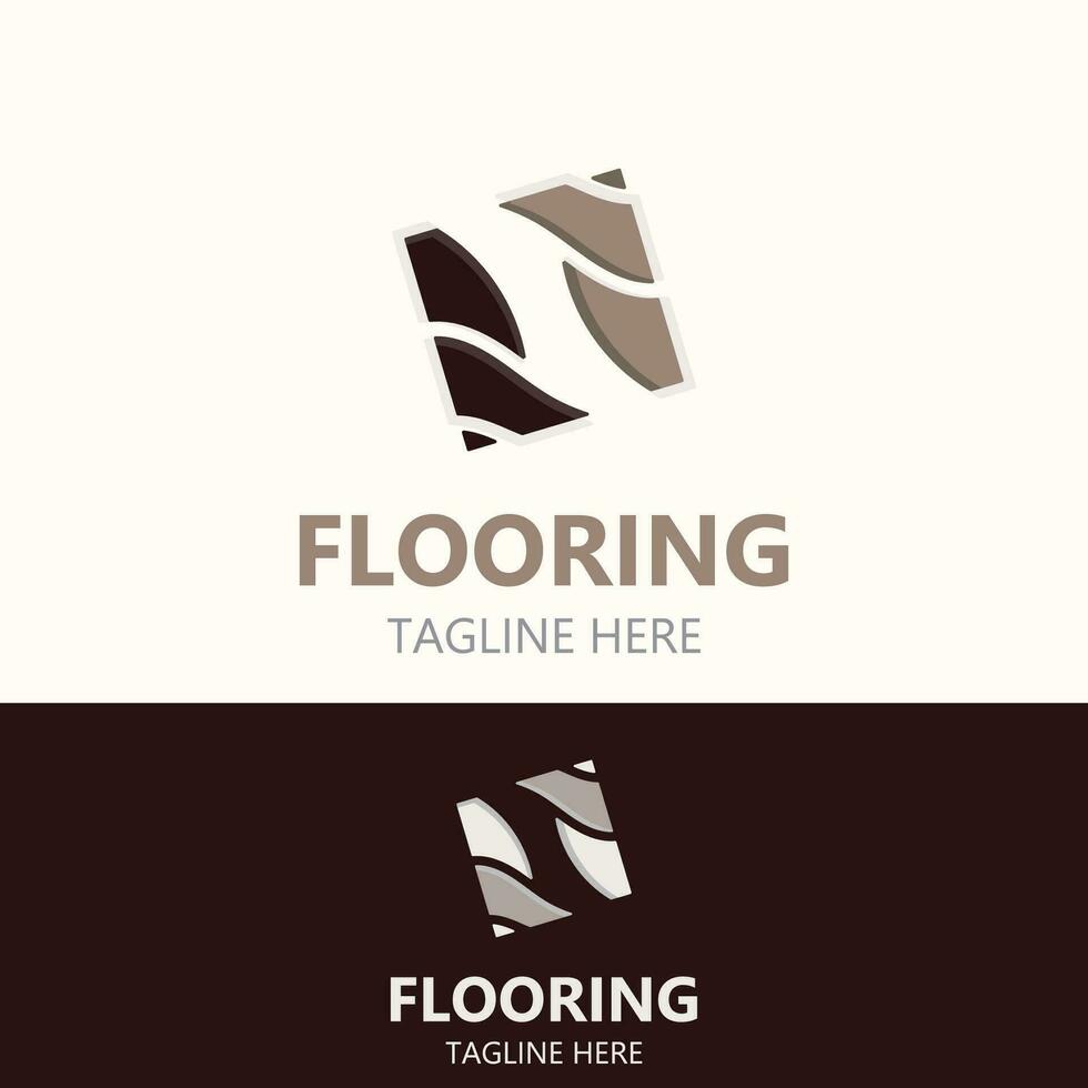 Flooring Logo design, custom Layer Vector elegant business store building template