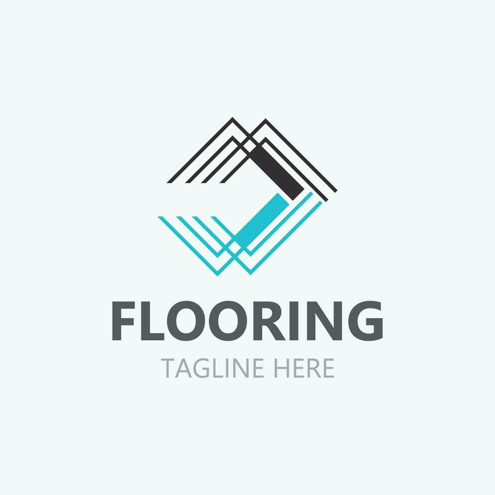 Flooring Logo design, custom Layer Vector elegant business store building template