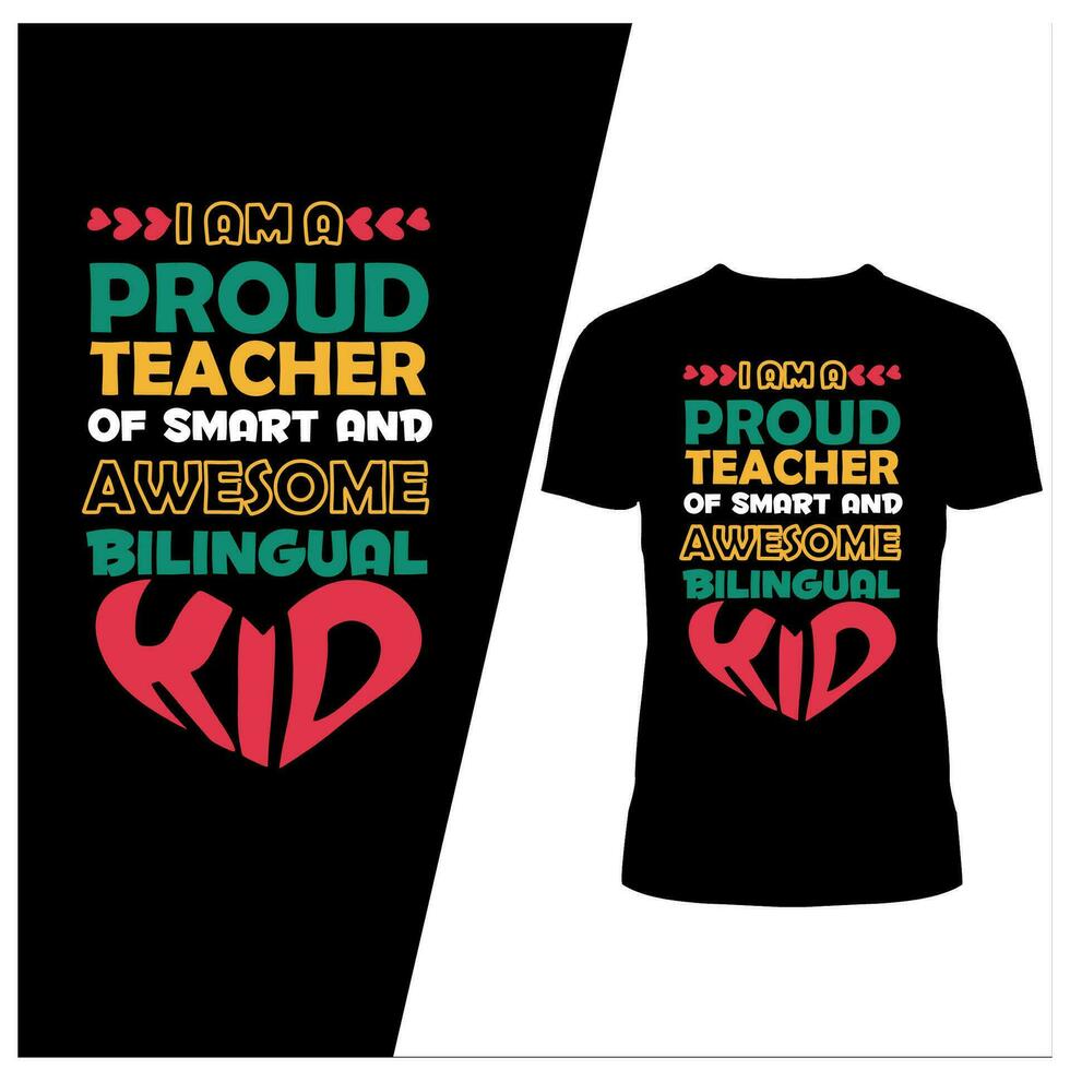 Teachers t shirt design vector