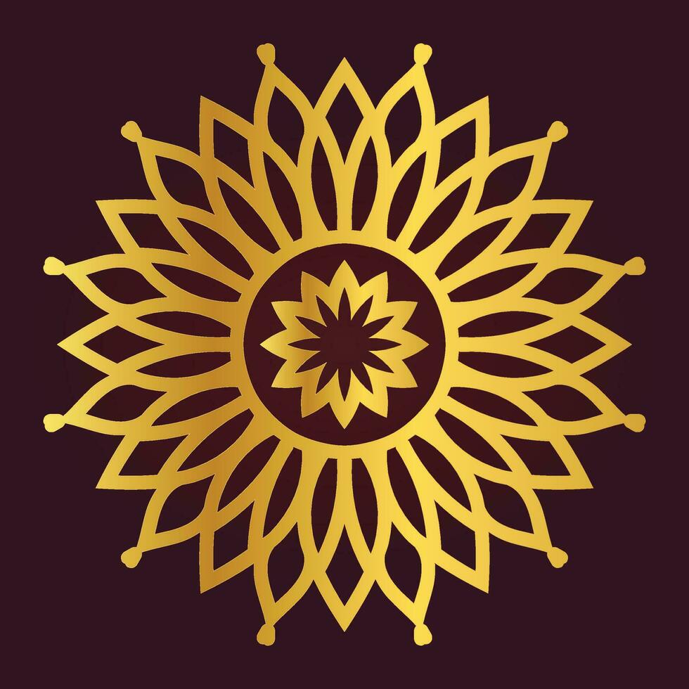 Vector Indian mandala design