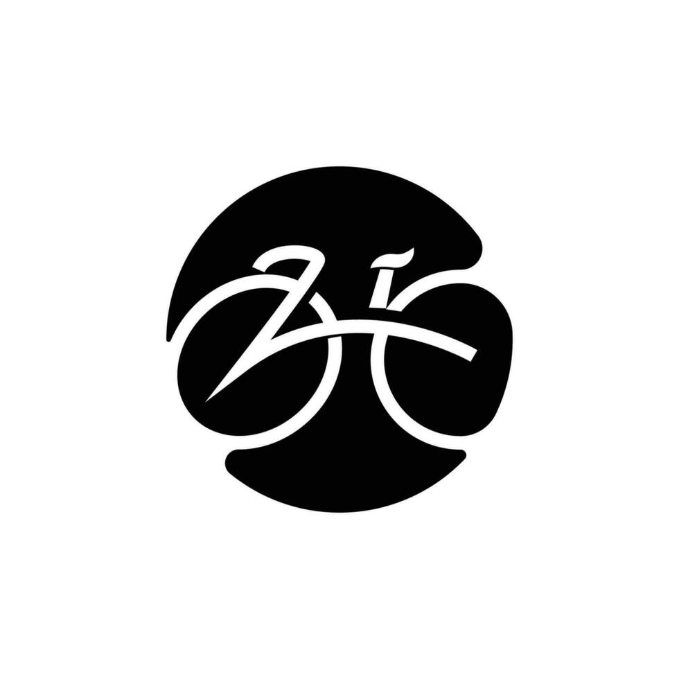 bicicleta logo, sencillo minimalista diseño, deporte transporte vector, ilustración silueta modelo vector