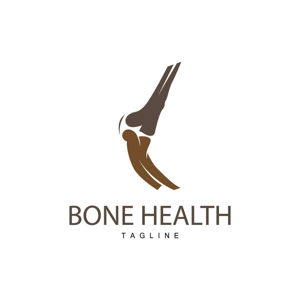 Bone Logo, Bone Care Health Design, Simple Symbol Template Illustration vector