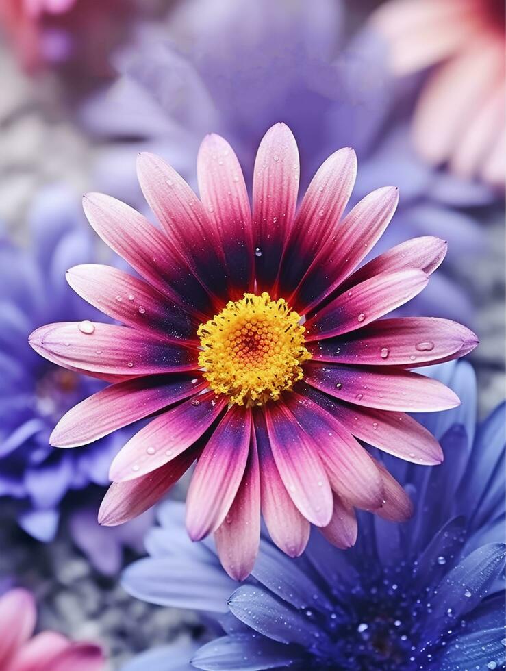 beautiful flower template design photo