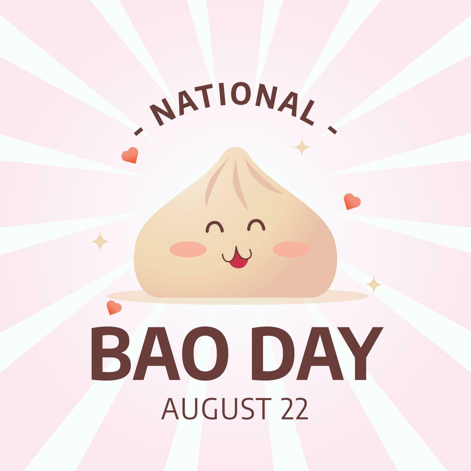 vector graphic of National Bao Day good for National Bao Day