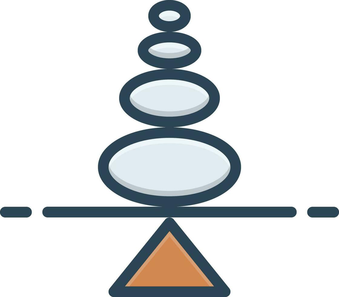 color icon for steady vector