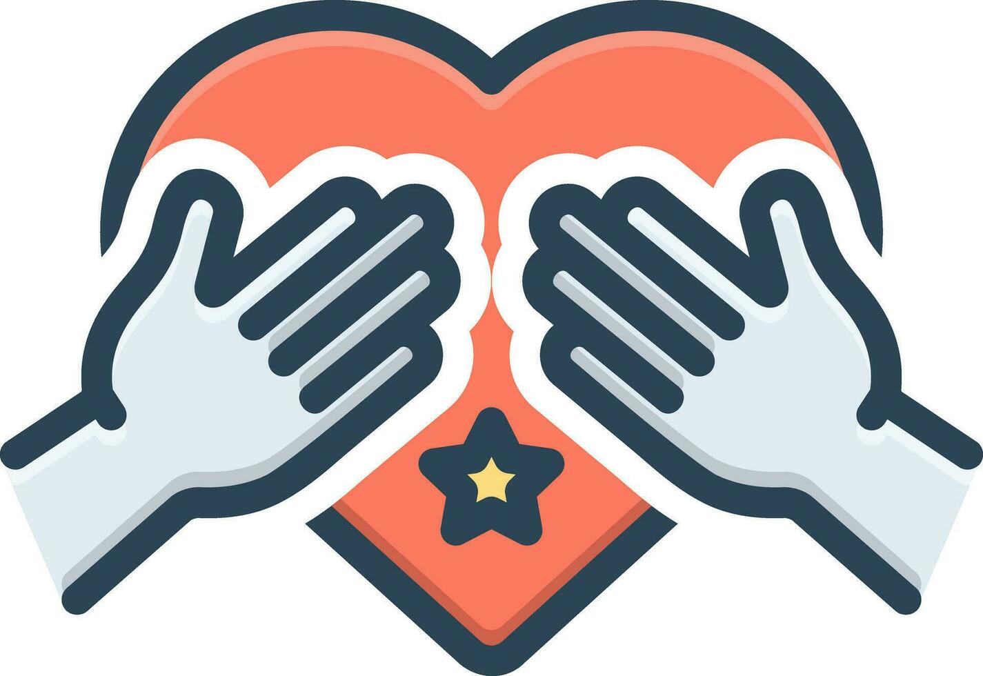color icon for honest vector