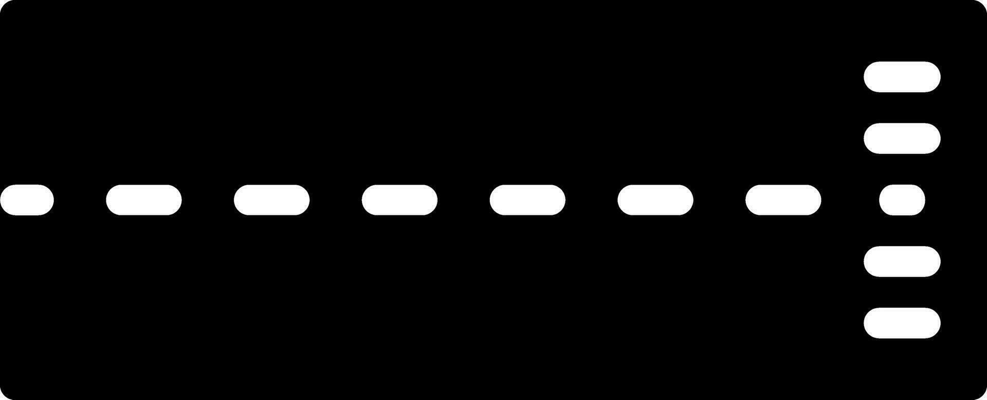 solid icon for line vector