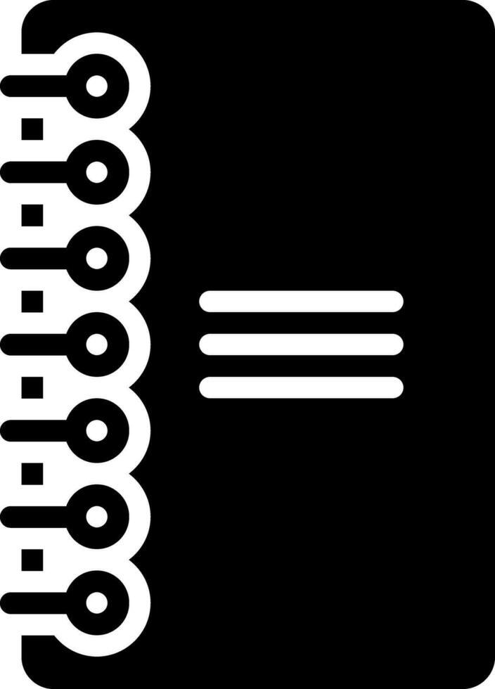 solid icon for bind vector