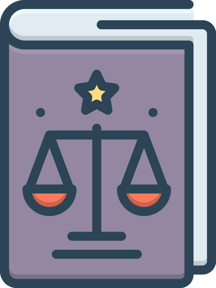 color icon for regulation vector