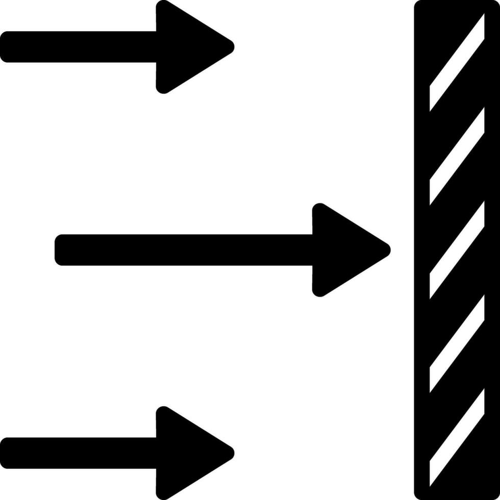 solid icon for finally vector