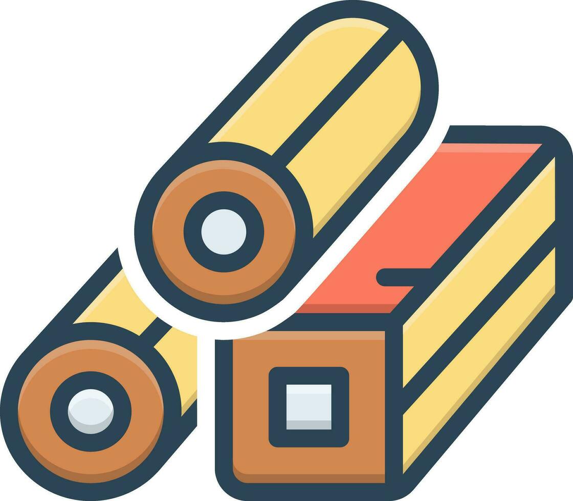 color icon for steel vector