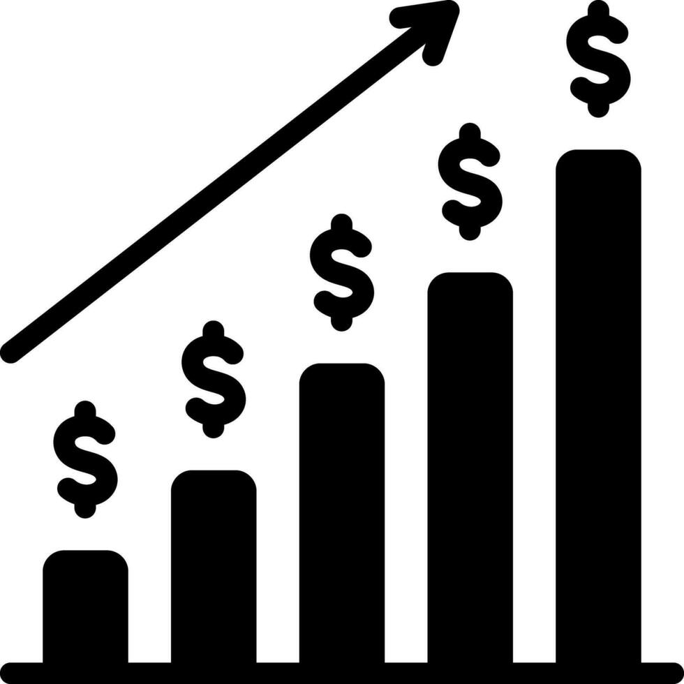 solid icon for increasingly vector