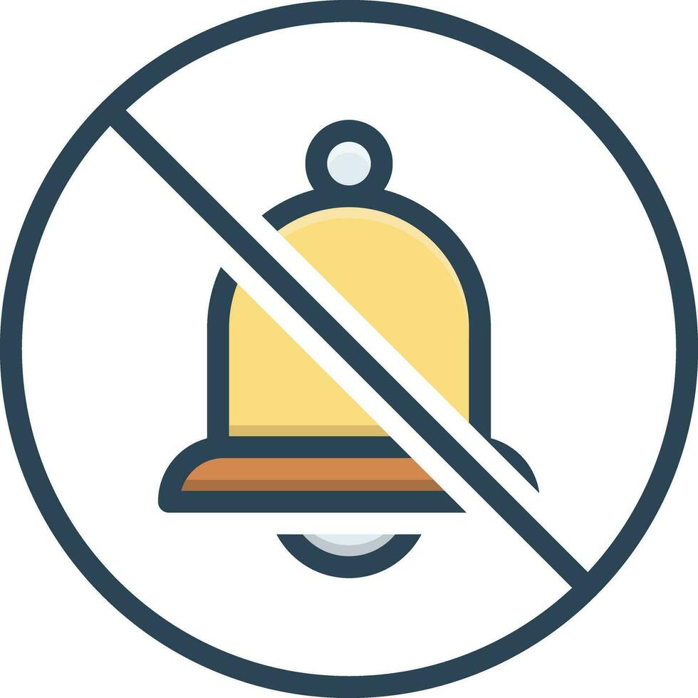 color icon for none vector