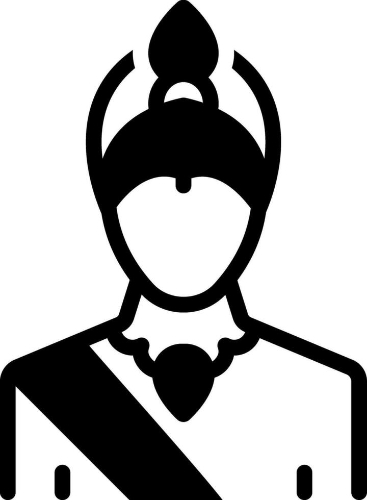 solid icon for god vector