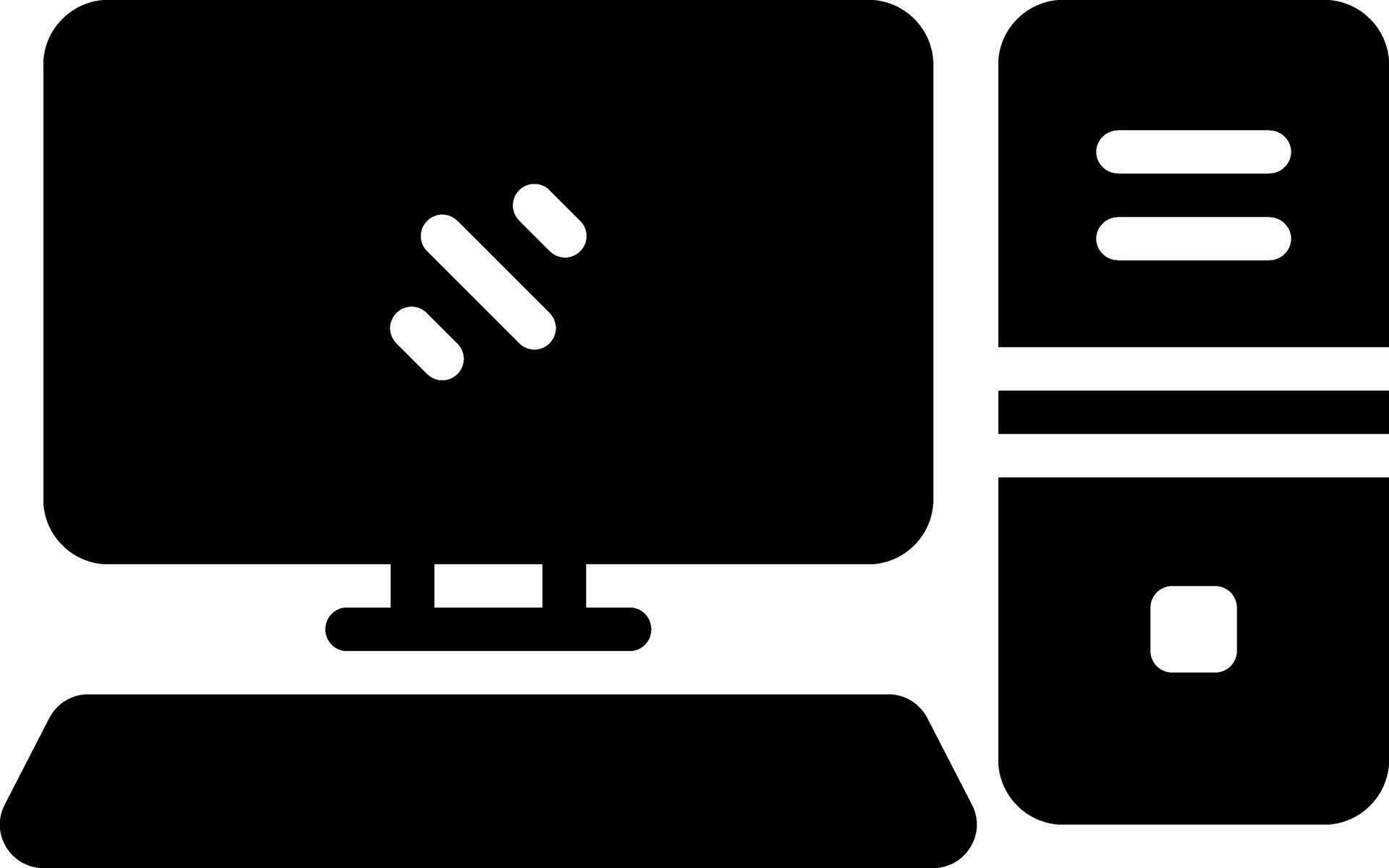 solid icon for pc 26765729 Vector Art at Vecteezy