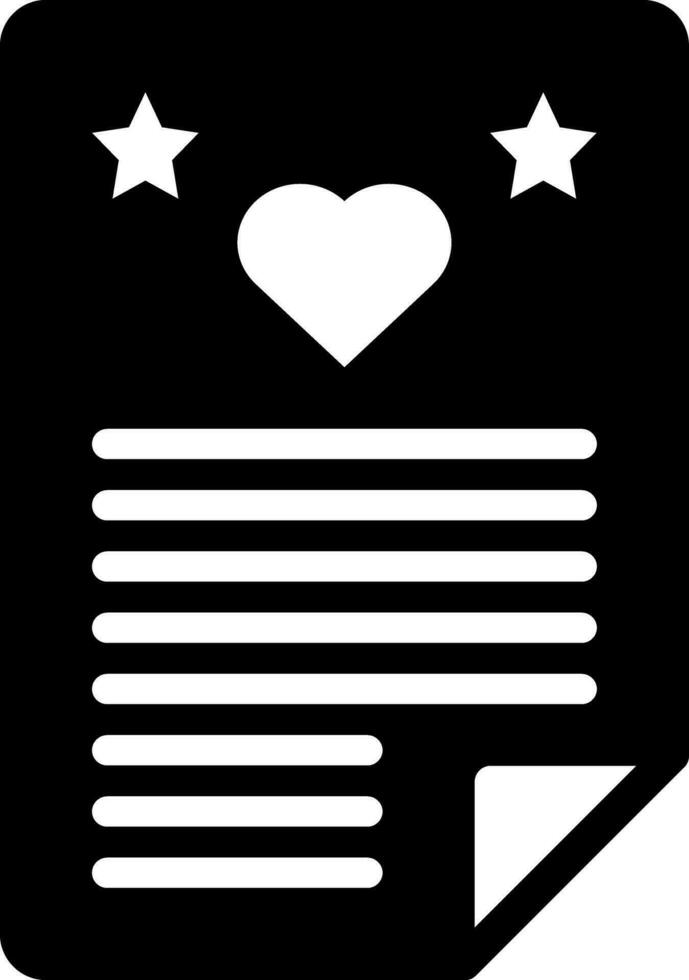 solid icon for wish vector